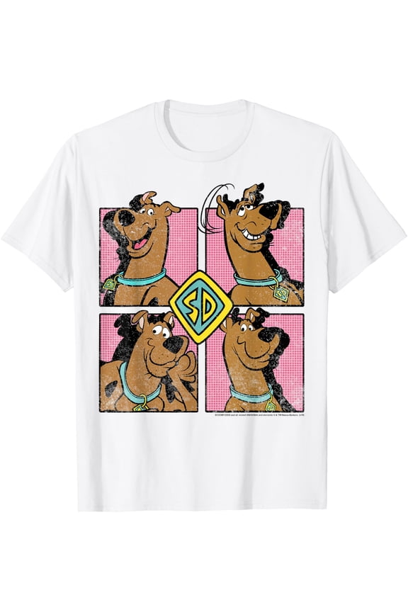 Scooby-Doo T-shirt Cotton Short Sleeve Crew Neck Soft T-shirt Fresh Classic T-shirt