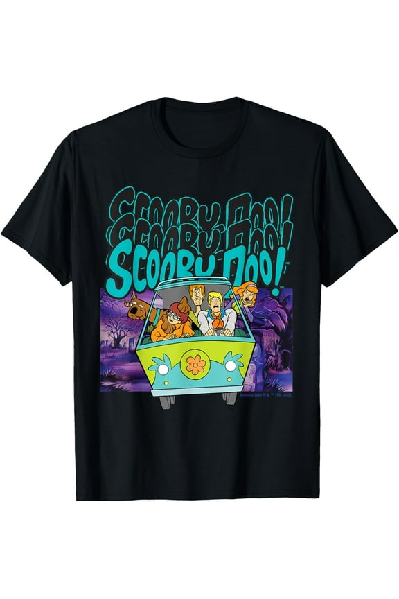 Scooby-Doo T-shirt Short Sleeve Crew Neck Cotton T Shirt for Men & Women