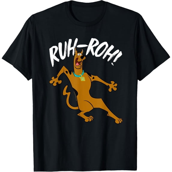 Scooby-Doo T-shirt Short Sleeve Crew Neck Cotton T Shirt for Men & Women
