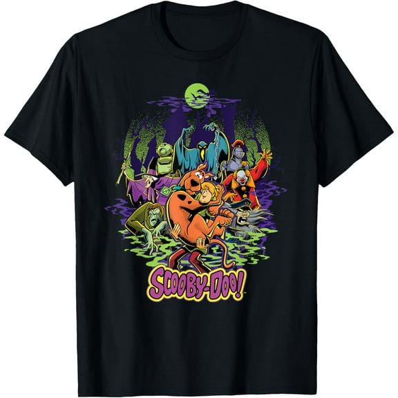 Scooby-Doo T-shirt Short Sleeve Crew Neck Cotton T Shirt for Men & Women
