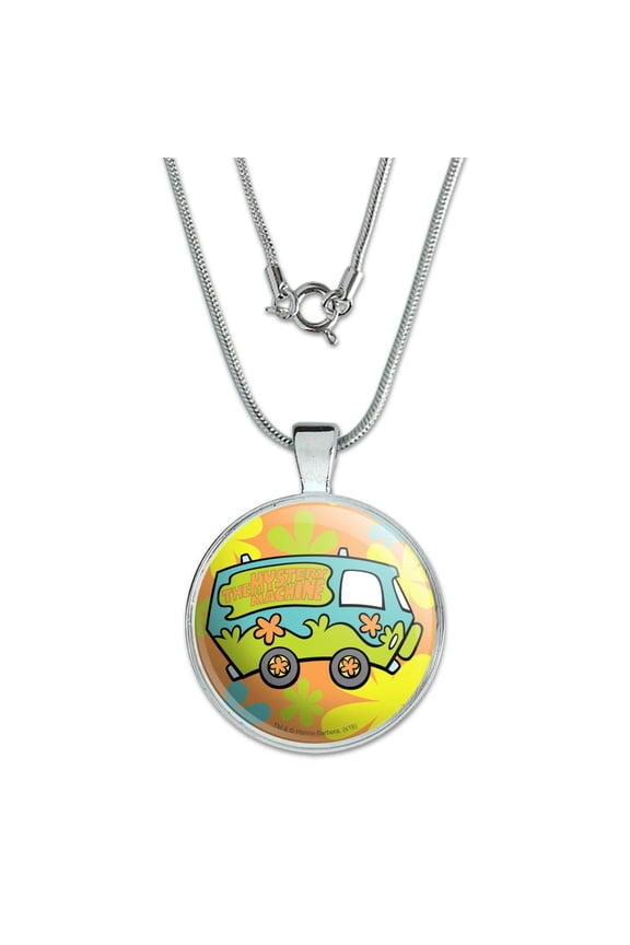 Scooby-Doo The Mystery Machine 1" Pendant with Sterling Silver Plated Chain