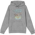 thumbnail image 1 of Scooby Doo The Mystery Machine Adult Heather Gray Long Sleeve Hoodie-XS, 1 of 6