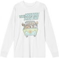 thumbnail image 1 of Scooby Doo The Mystery Machine Adult White Crew Neck Long Sleeve Tee-Large, 1 of 6