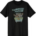 thumbnail image 1 of Scooby Doo The Mystery Machine Men's Black Crew Neck Short Sleeve Tee-Medium, 1 of 2