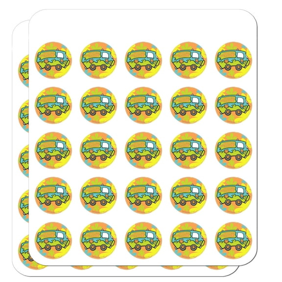 Scooby-Doo The Mystery Machine Planner Calendar Scrapbooking Crafting Stickers