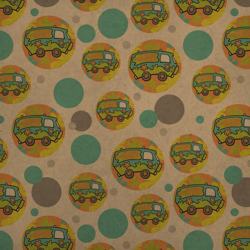 Scooby-Doo The Mystery Machine Premium Kraft Gift Wrap Wrapping Paper Roll
