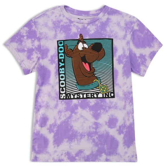 Scooby Doo Tie Dye Men's Short Sleeve Graphic Tee (S-3XL)