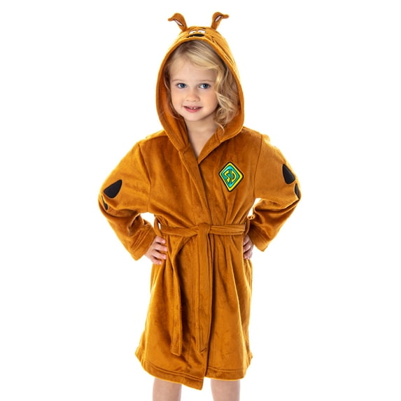 Scooby Doo Toddler Hooded Costume Robe Soft Plush w/ Ears
