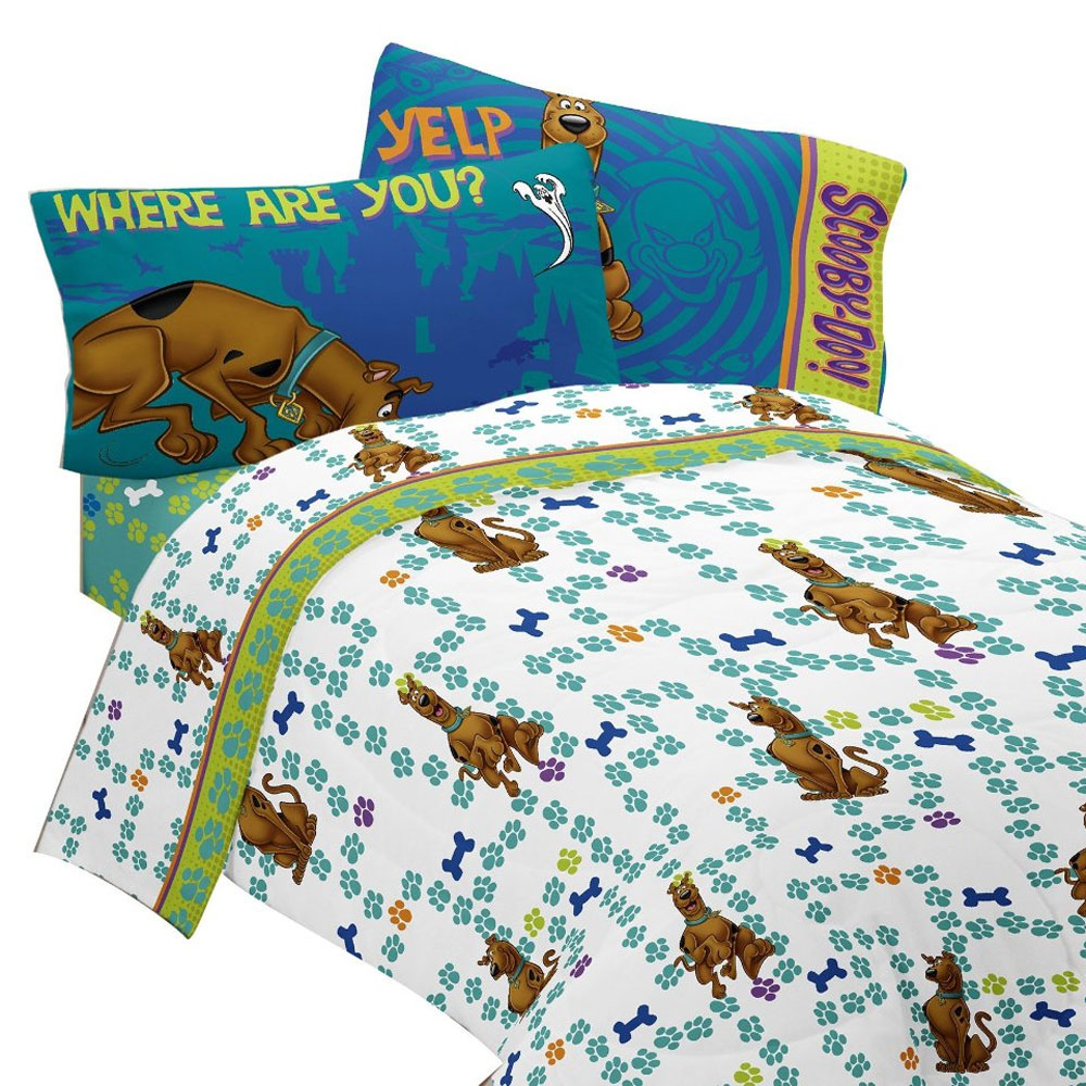 Scooby Doo Twin Bed Sheet Set Smiling Scooby Bedding