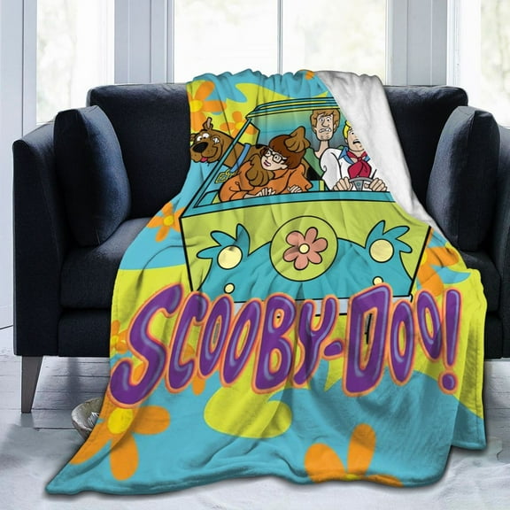 Scooby-Doo Ultra-Soft Micro Fleece Blanket Cozy Blanket Thick Warm Plush Throw Blanket Sofa Cushion 80"X60"
