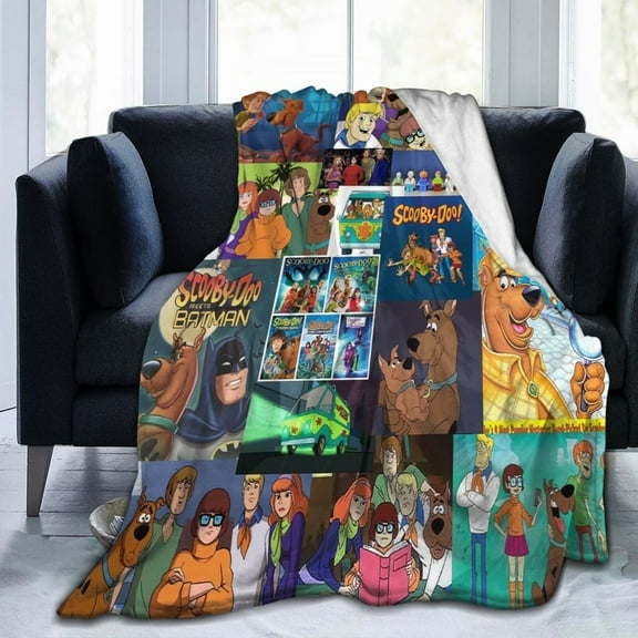 Scooby-Doo Ultra-Soft Micro Fleece Blanket Cozy Blanket Thick Warm Plush Throw Blanket Sofa Cushion 80"X60"