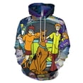 thumbnail image 1 of Scooby Doo Unisex Adult Sweatshirt Novelty Hoodie 3D Print Casual Sweater Jacket Pullover Hoodie Fall Winter Clothes 6XL, 1 of 8