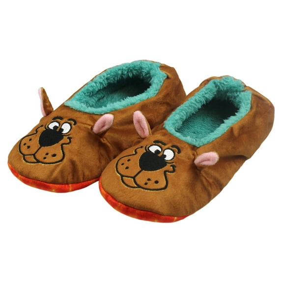 Scooby-Doo Unisex No-Slip Sole Slippers, Large/X-Large