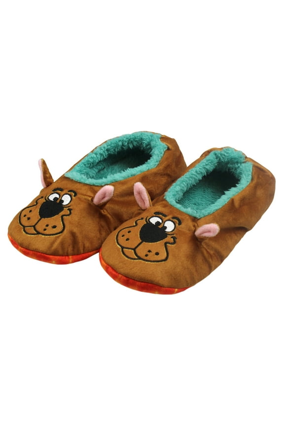 Scooby-Doo Unisex No-Slip Sole Slippers, Large/X-Large