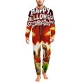 thumbnail image 1 of Scooby-Doo Unisex Onesie Pajamas Zipper Jumpsuit Hooded One Piece Sleepwear for Family Mens Womens, 1 of 8