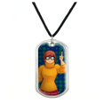 thumbnail image 1 of Scooby Doo Velma Character Military Dog Tag Pendant Necklace with Cord, 1 of 5