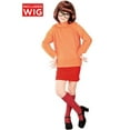 thumbnail image 1 of Scooby_Doo Velma Costume for Children with Wig and Glasses for Kids, Girls 4-6, 1 of 4