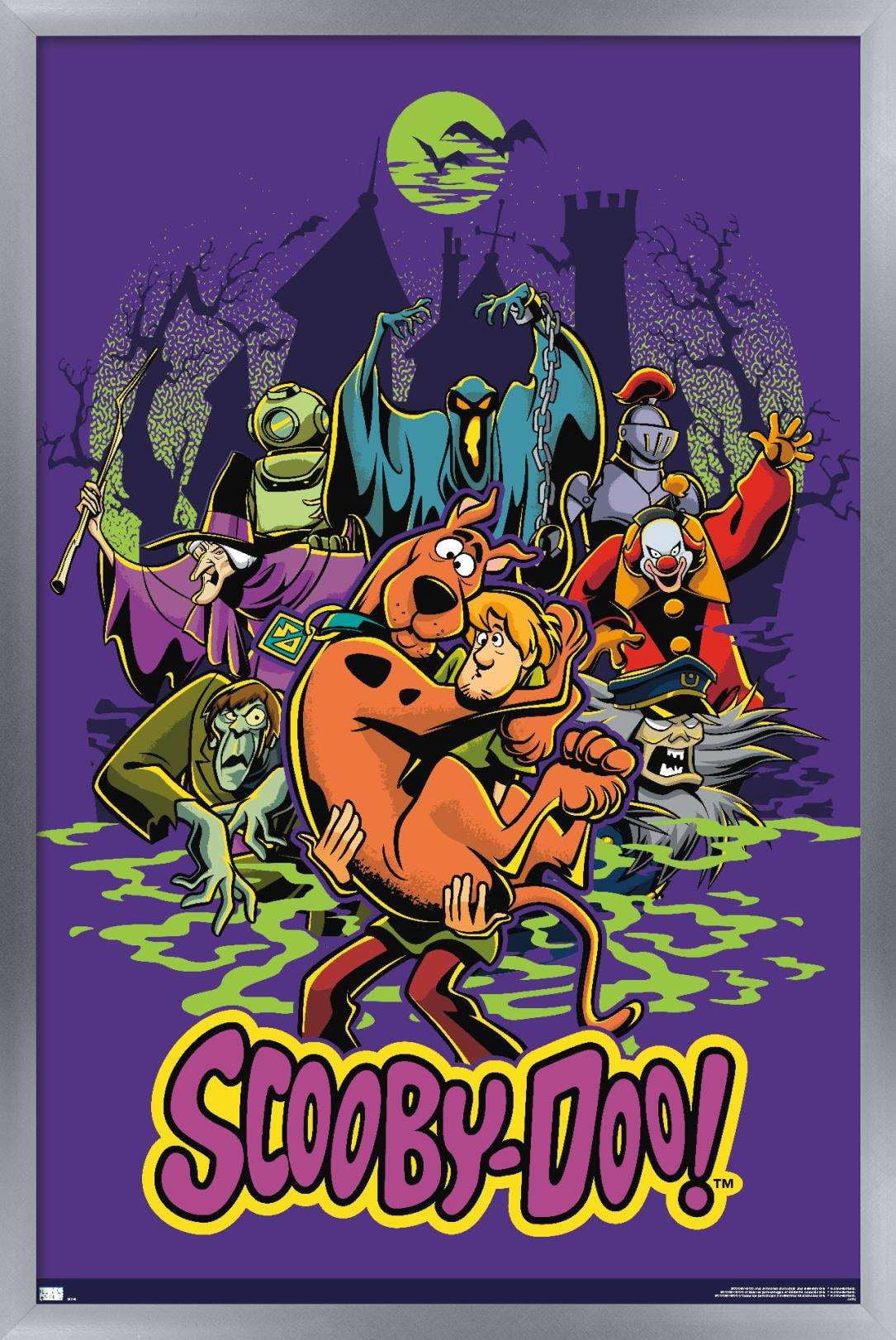 Scooby-Doo - Villains Group Wall Poster, 14.725" x 22.375", Framed