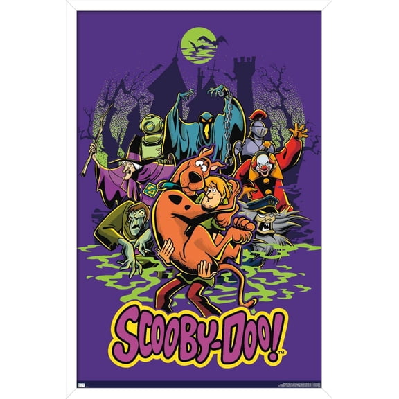 Scooby-Doo - Villains Group Wall Poster, 22.375" x 34", Framed