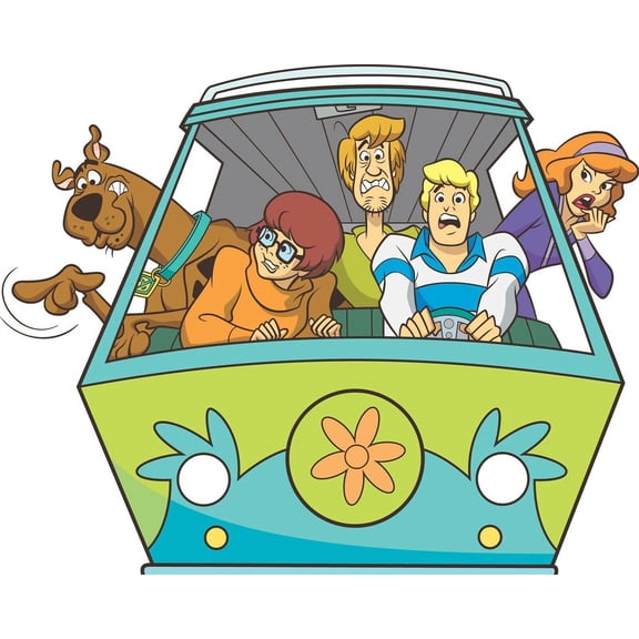Scooby Doo Where Are You 1969 series Scoob & gang in Mystery Machine 24x30 poster