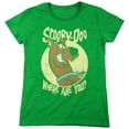 thumbnail image 1 of Scooby Doo Where are You Women's T Shirt, Kelly Green, Medium, 1 of 6
