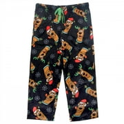 SCOOBY-DOO Winter Reindeer Antlers Holiday Men&apos;s Sleep Pants-Large