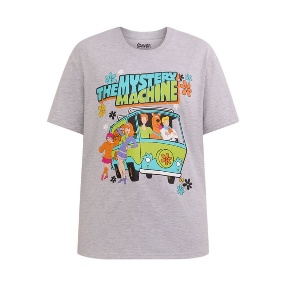 Scooby-Doo Women's Graphic Tee with Short Sleeves, Sizes XXS-XXL