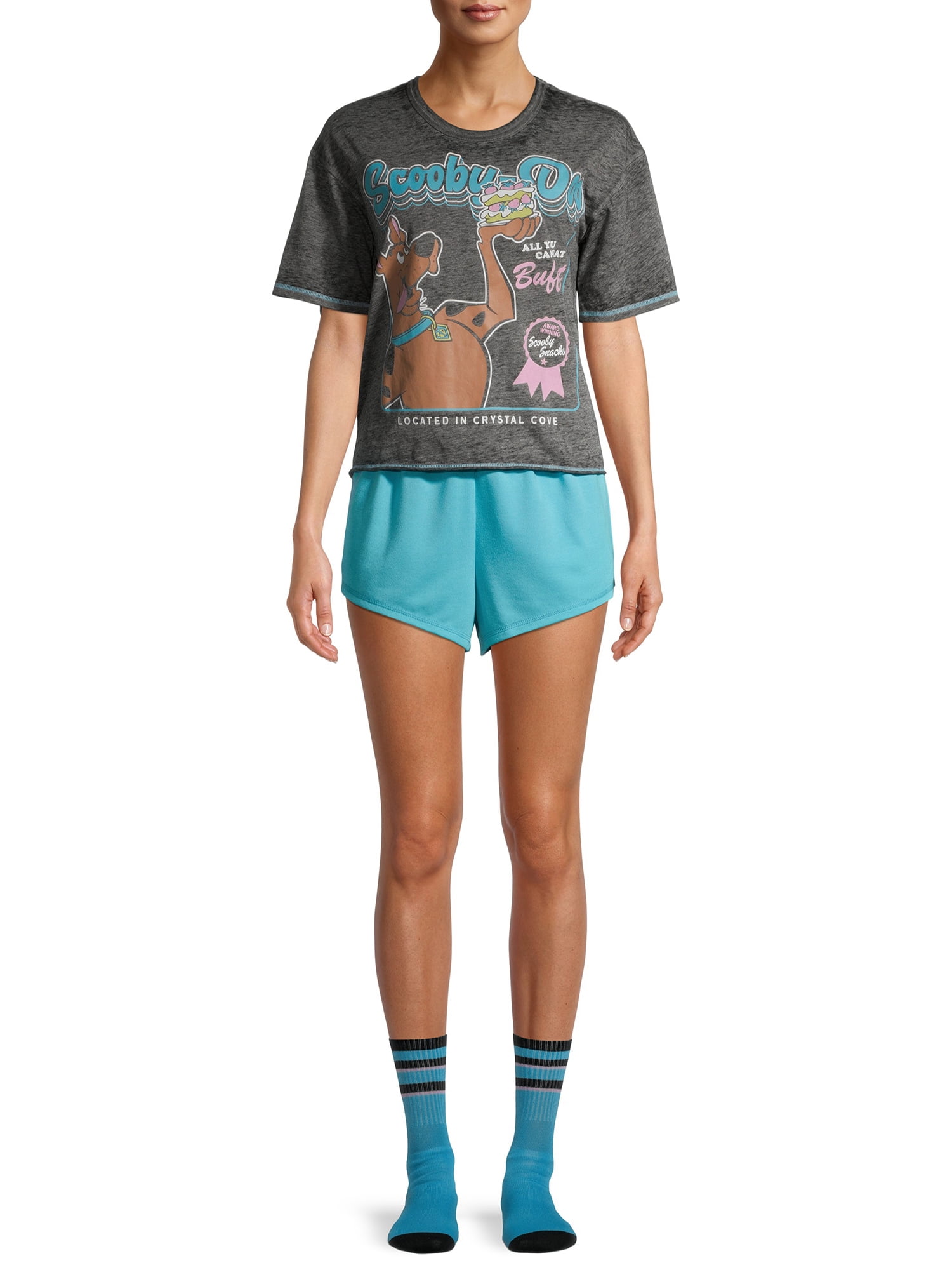 Scooby Doo women's Pajama Set 3-Piece Sleepwear for Women