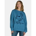 thumbnail image 1 of Scooby Doo Women's Monochrome Crewneck Sweatshirt, 1 of 5