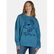Scooby Doo Womens Monochrome Crewneck Sweatshirt