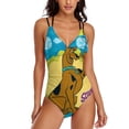 thumbnail image 1 of Scooby Doo Women's One Piece Swimsuits Tummy Control Bathing Suits V Neck Double Straps Swimwear Slimming S, 1 of 8