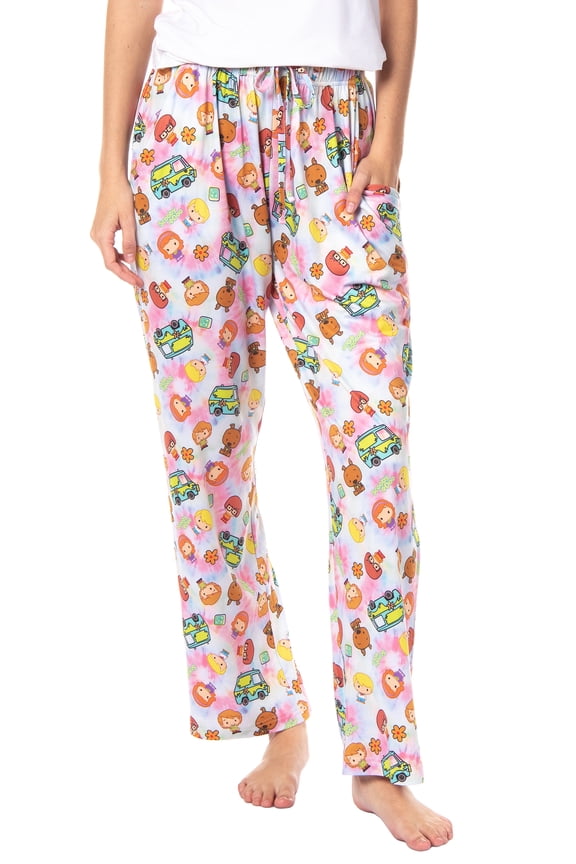 Scooby-Doo Womens' Chibi Characters The Gang Scooby Sleep Pajama Pants