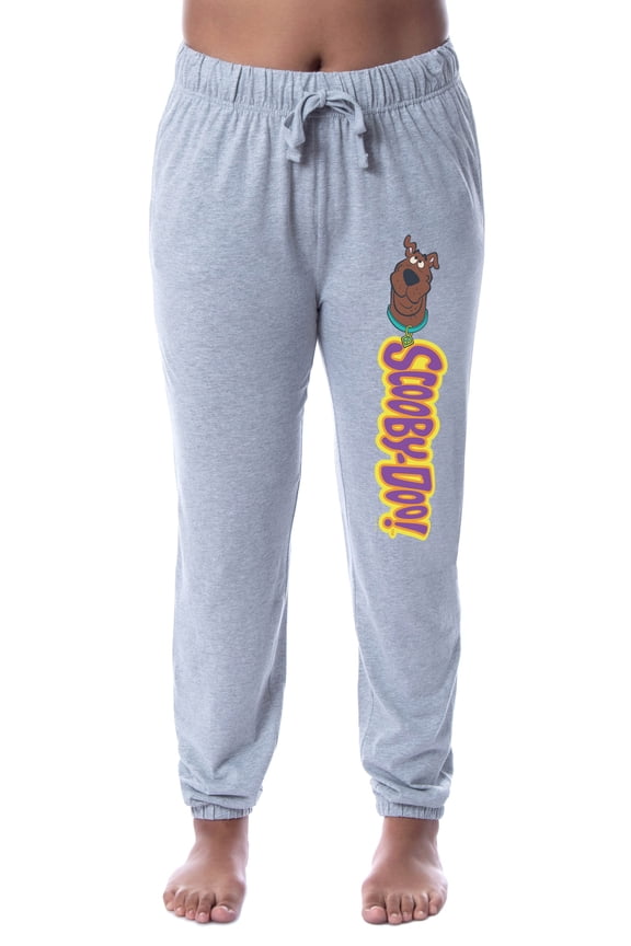 Scooby-Doo Womens' Scooby Character Logo Icon Sleep Jogger Pajama Pants