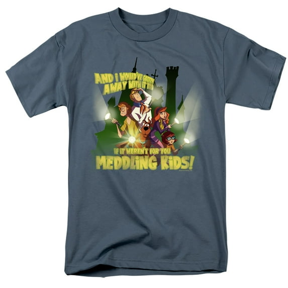 Scooby Doo Wouldve Gotten Away With Adult 18/1 T-Shirt Slate