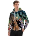 thumbnail image 1 of Scooby-Doo Zip Up Hoodie 3D Print Pullover Hooded Long Sleeve Sweatshirts Tops Blouse with Pocket for Mens Womens, 1 of 8