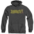 thumbnail image 1 of Scooby Doo Zoinks Adult Heather Hoodie Sweatshirt Black, 1 of 1