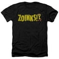 thumbnail image 1 of Scooby Doo Zoinks Adult Heather T-Shirt Black, 1 of 1