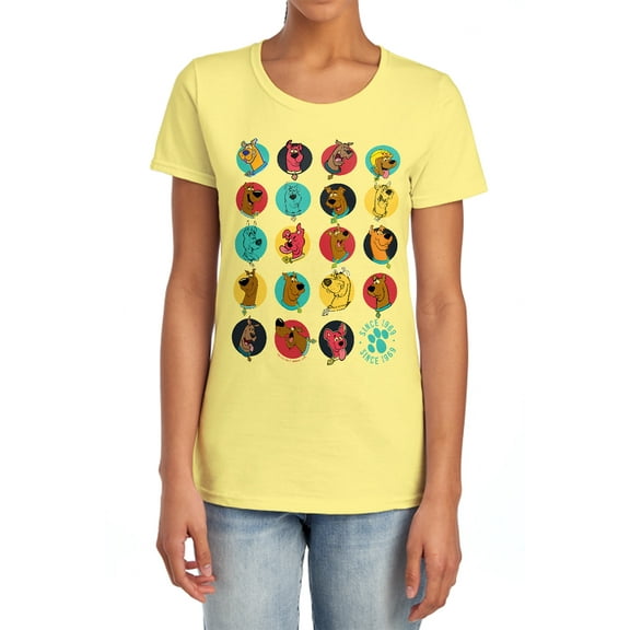 Scooby Doo Zoinks Repeat Women's T Shirt, Banana, Large