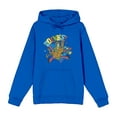 thumbnail image 1 of Scooby-Doo Zoinks Ruh Roh Adult Blue Long Sleeve Hoodie-Medium, 1 of 7