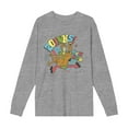 thumbnail image 1 of Scooby-Doo Zoinks Ruh Roh Adult Heather Gray Crew Neck Long Sleeve Tee-Medium, 1 of 7
