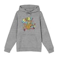 thumbnail image 1 of Scooby-Doo Zoinks Ruh Roh Adult Heather Gray Long Sleeve Hoodie-XS, 1 of 7