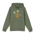 thumbnail image 1 of Scooby-Doo Zoinks Ruh Roh Adult Olive Long Sleeve Hoodie-XXL, 1 of 3