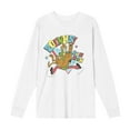 thumbnail image 1 of Scooby-Doo Zoinks Ruh Roh Adult White Crew Neck Long Sleeve Tee-Medium, 1 of 7