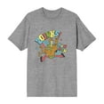 thumbnail image 1 of Scooby-Doo Zoinks Ruh Roh Men's Heather Gray Crew Neck Short Sleeve Tee-Large, 1 of 2