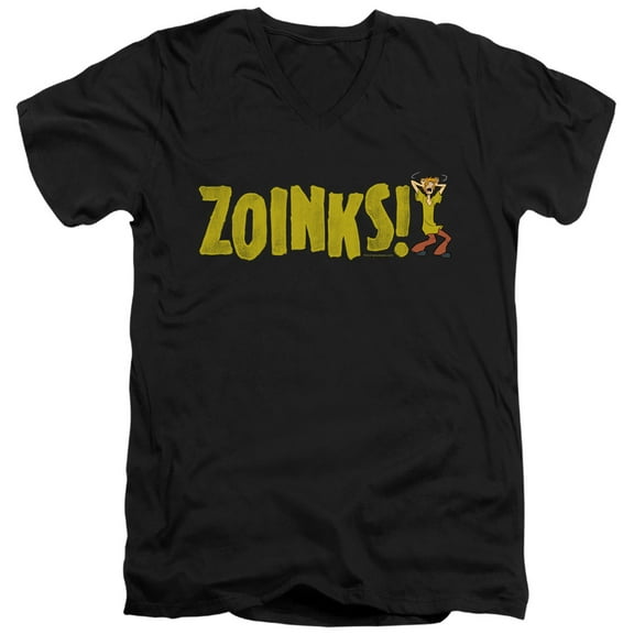 Scooby Doo - Zoinks - Slim Fit V Neck Shirt - Large