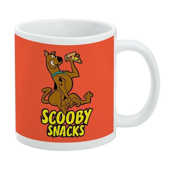 Scooby Snacks Ceramic Coffee Mug, Novelty Gift Mugs for Coffee, Tea and Hot Drinks, 11oz, White