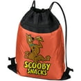thumbnail image 1 of Scooby Snacks Drawstring Backpack Sports Bag Sackpack 17" x 13", Perfect for Gym, Yoga or Practice, 1 of 5
