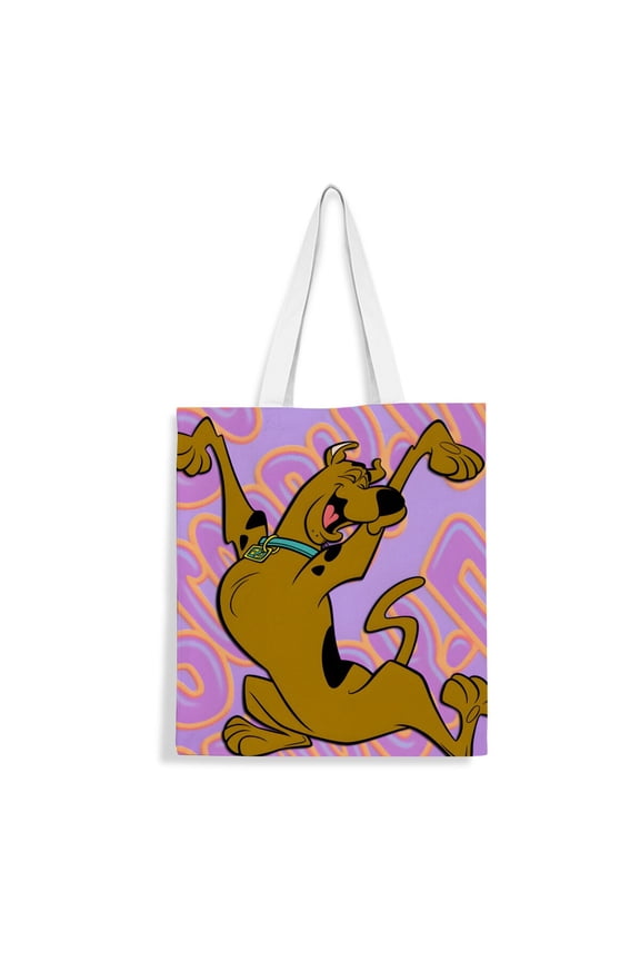 Scooby doo canvas Tote Bag handbag: Fashionable reusable tote for women, designed for shopping and groceries, includes a secure inner zipper, dimensions 13.8 x 15.8 inches (35x40cm).