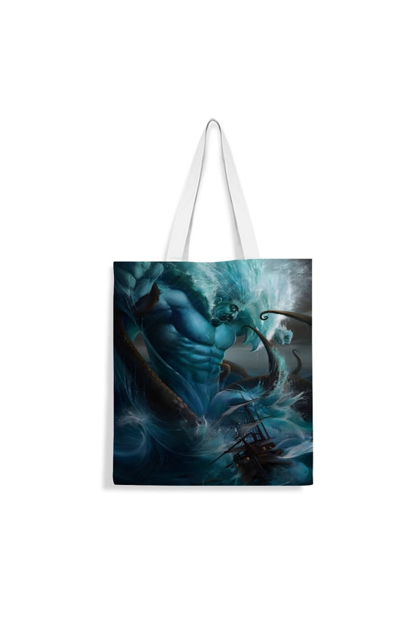 Scooby doo canvas Tote Bag handbag: Womens stylish tote for groceries and shopping, featuring a reusable design and inner zipper, dimensions 13.8 x 15.8 inches (35x40cm).