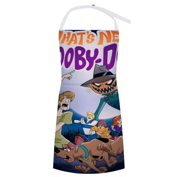 Scooby doo-theme Cooking Aprons Home Essentials Grilling Kitchen Aprons With Pockets For Men Women House Gifts